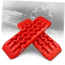 New Recovery Traction Tracks Tire Ladder for Sand Snow Mud 4WD Recovery Red
