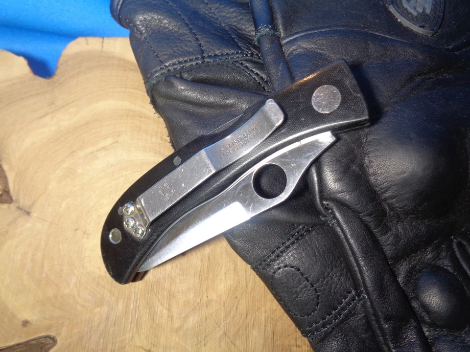 Rare Early Edition Vintage Spyderco (1990s) Jess Horn C345 - Image 3 of 4
