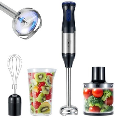 SOKANY 4-in-1 Stabmixer Set Handmixer Blender, für Babynahrung, Suppe, Püree