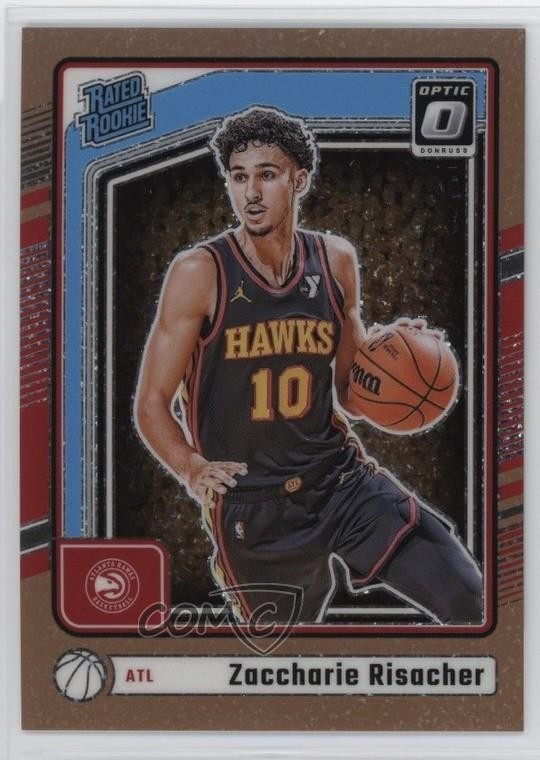 2024-25 Donruss Optic Copper Glitter Prizm /99 Zaccharie Risacher Rookie RC 1k9t