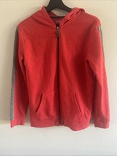 Cat  Jack Boy  s Red Hoodie Zipdown Sz 12/14