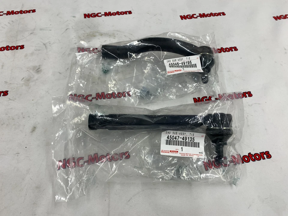 JUEGO DE EXTREMOS DE BARRA DE AMARRE DERECHA E IZQUIERDA ORIGINAL OEM TOYOTA RAV4 tC HS250h NX200t SCION tC Foto 3 de 4