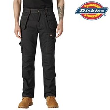 Dickies Work Trousers Dickies Work Pants Redhawk Pro Mens Black Trousers WD801