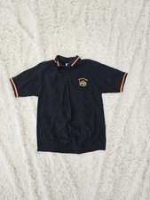 vintage Germany national team polo shirt featuring embroidered "Deutschland"