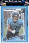 2025 Donruss Optic Football Neon Blue Chimere Dike #269