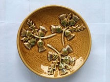 West Highland Pottery Co Ltd Dunoon Argyll Raised Thistle Pattern Plate 16.5cm