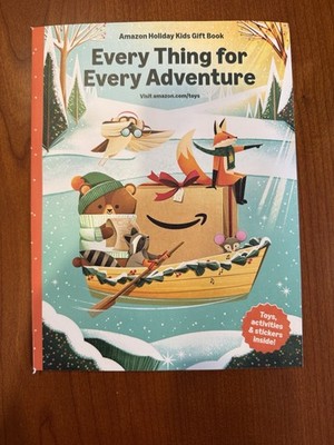 2025 Amazon Holiday Kids Gift Book ''Everything for Every Adventure'' Brand New