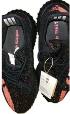 Size 4 BOYS 5.5 WOMAN - adidas Yeezy Boost 350 V2 Low Red Stripe