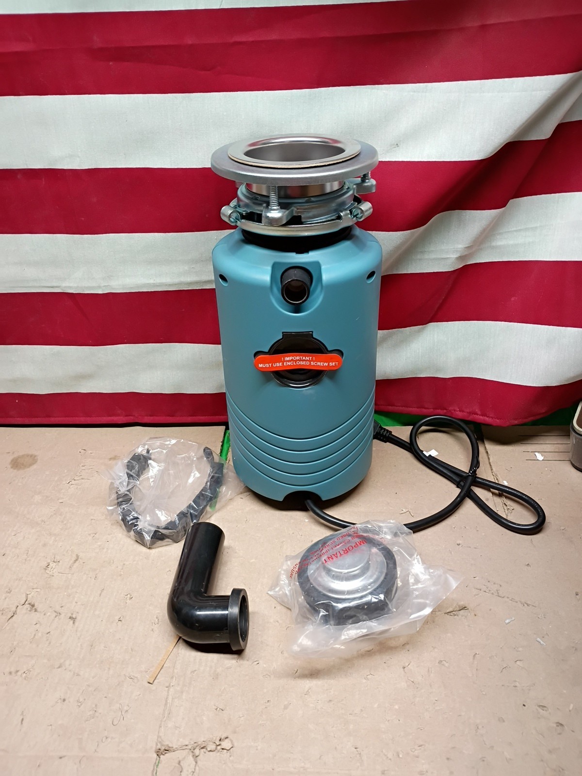 Glacier Bay 1HP GB1000-SL Turbo GrindMax Garbage Disposal