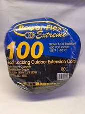 CEP 100' 12/3 STOW BLACK VINYL LOCKING EXT CORD L5-20P 15A L5-20R 125V  QTY 1