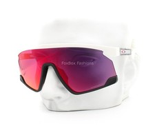 Oakley BXTR Shield Sunglasses OO9280-0239 Matte White Prizm Road w/Pouch