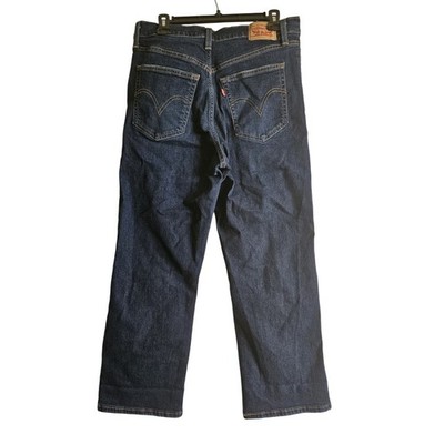 Levi's Ribcage Jeans Women's 31 (32x26.5)  Ankle Straight Distressed High-Rise