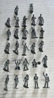 27 Vintage Marx  Air Force Figures Playset Marx 1.77” Silver