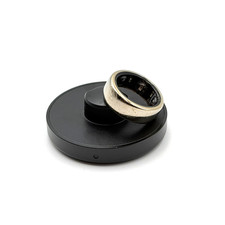 Oura Ring Gen 3 Horizon - Titanium - Size 07 - Gold - HEAVILY SCRATCHED