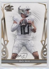 2023 Leaf Trinity Mega Box Bo Nix #5 0ma6