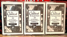 THE CLASSICAL COLLECTION  50 OF THE WORLD'S MASTERPIECES VOL. 2 3-CASSETTE SET