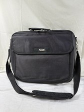 Targus Large Computer Bag Carrying Case Briefcase Laptop Notebook Leather