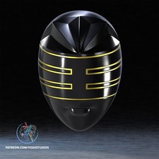 Gold ZEO Helmet Power Rangers 3D Printed N Color-Matched PLA  Sized to 24" head