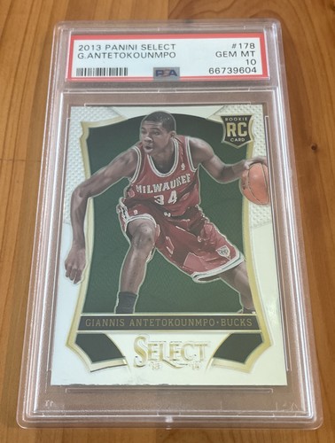 2013 PANINI SELECT GIANNIS ANTETOKOUNMPO #178 ROOKIE RC PSA 10 GEM MINT