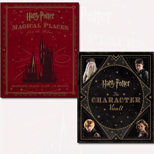 Jody Revenson Harry Potter Collection 2 Books Set Character Vault,Magical Places