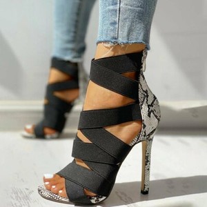 cross strap heels