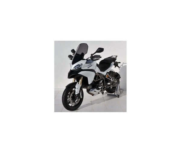 Ducati 1200 Multistrada S 10/12 Windschutzscheibe Hoch Ermax Schwarz Dunkel-image