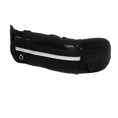 QZLSAYSL Marsupio Running Impermeabile - Porta Cellulare Da Corsa Con Cavo Per Cuffie - Nero