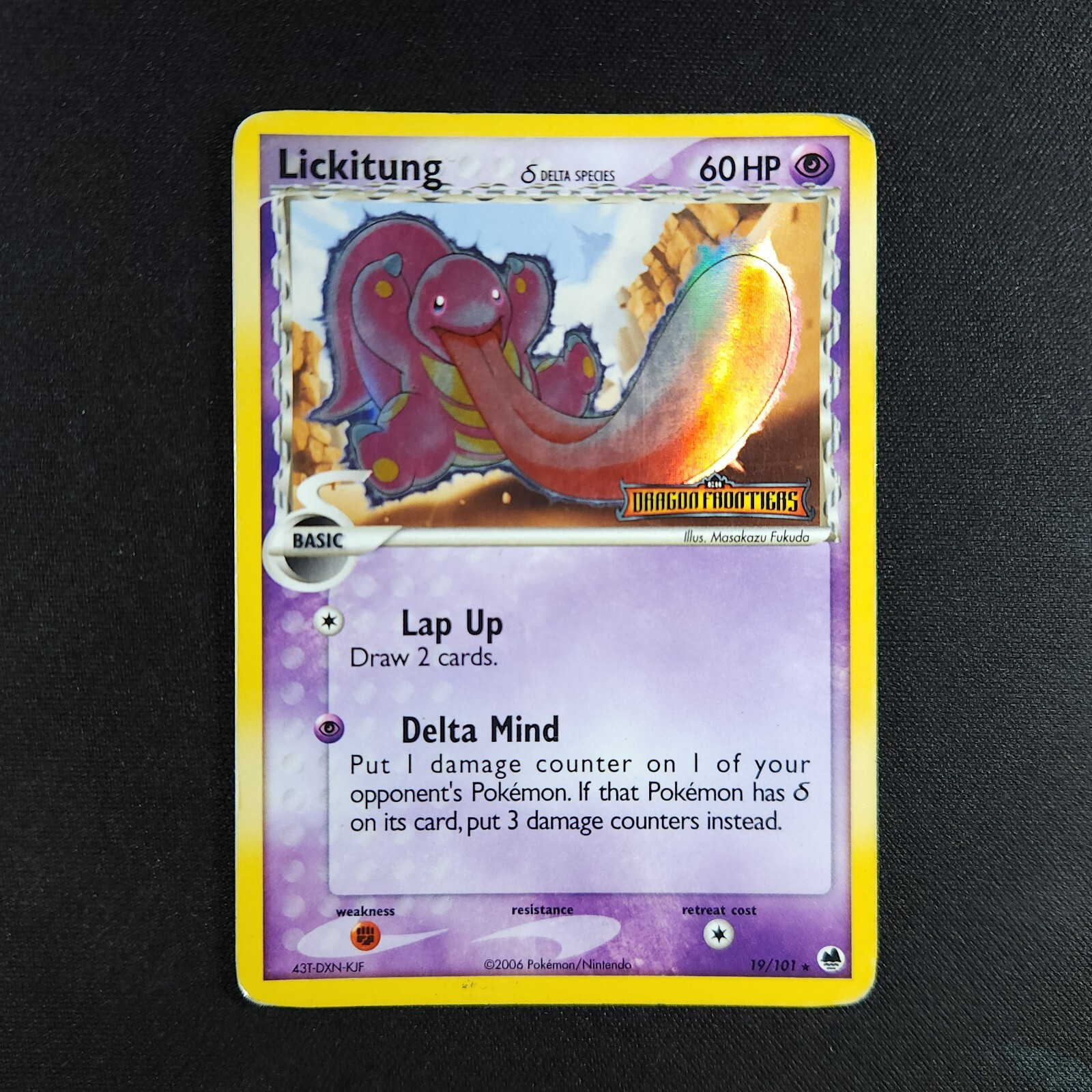 Lickitung 19/101 - EX Dragon Frontiers - Pokemon Card