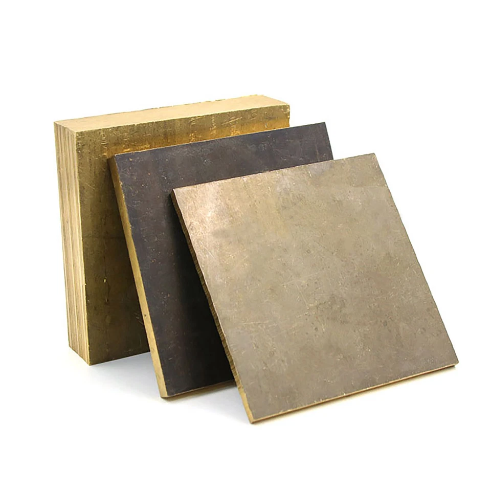 Aluminum Bronze Sheet Plate ZCuAl03Sn09 Metal Panel 6mm-40mm Thick, 100x100mm - image 2 of 3