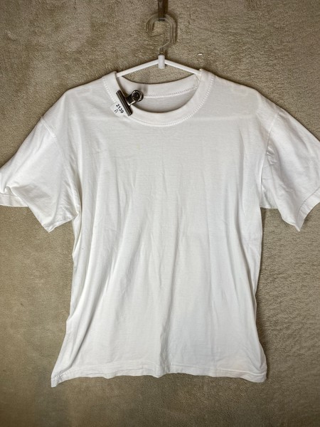 Unbranded Casual T-Shirt Tee Top Size N/A Womens White Short Sleeve