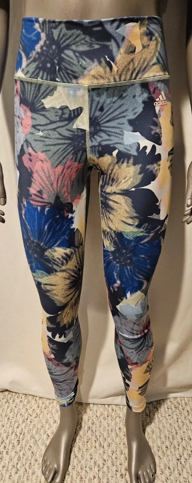 Medias de entrenamiento Adidas para mujer TE AOP TIG HC8956 nuevas con etiquetas ¡¡¡Envío gratuito!!!! Foto 2 de 4