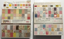 My Mind's Eye 12x12 Paper Pad 180 Sheets-Variations-Lost & Found, Bramble Rose,