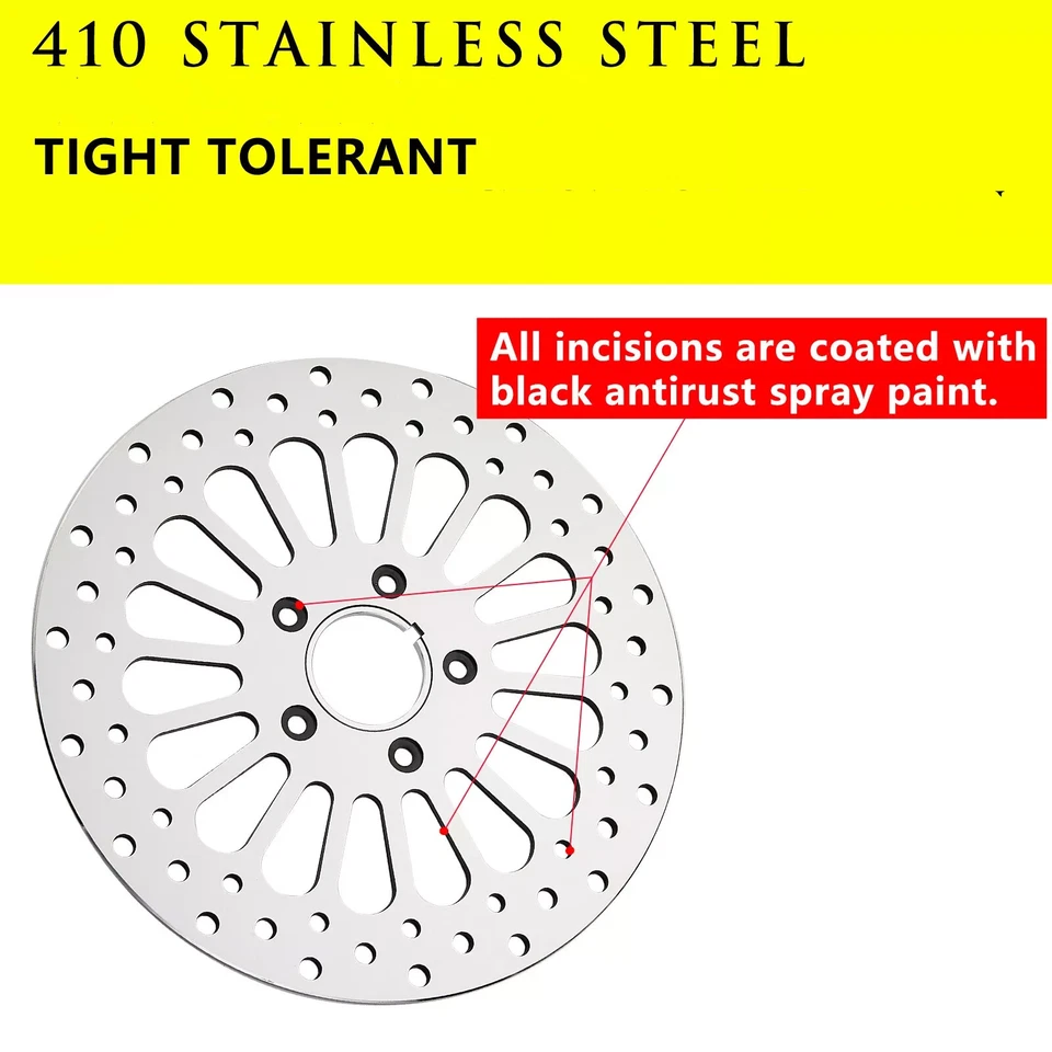 11.5" Front Brake Rotor  Stainless Steel Fit For Harley Touring Models - Image 4 of 4