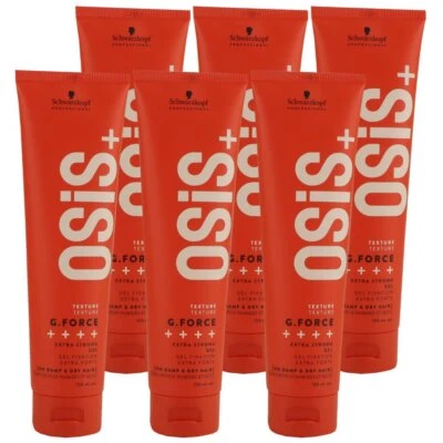 Schwarzkopf Osis G Force 6 x 150 ml extra starkes Haargel Set