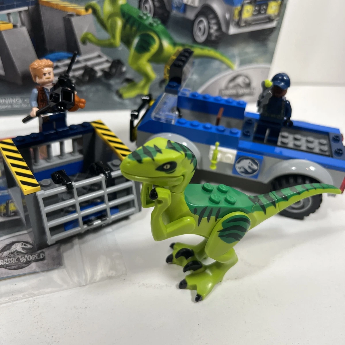 Lego uk 10757 jurassic world best sale raptor rescue truck set