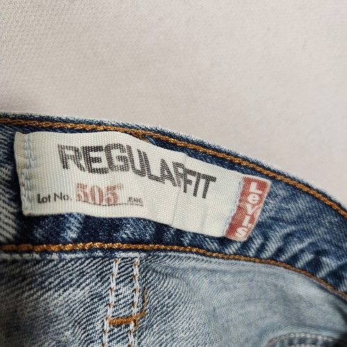 Pantalones de mezclilla para hombre Levis 505 34x34 reales 33x31 - Imagen 16 de 17