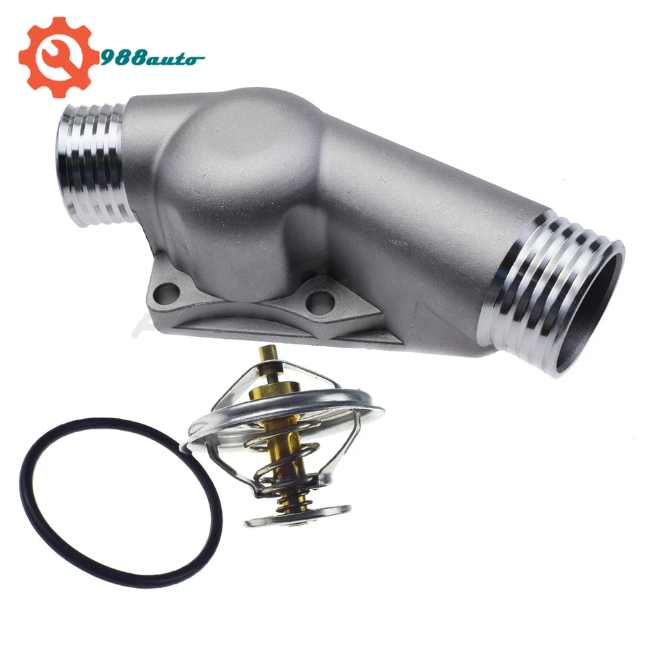 Thermostat & Upgraded Housing Kit 2PCS for 1991-1999 BMW 325i 525i M3 328i 323is - Image 3 of 4