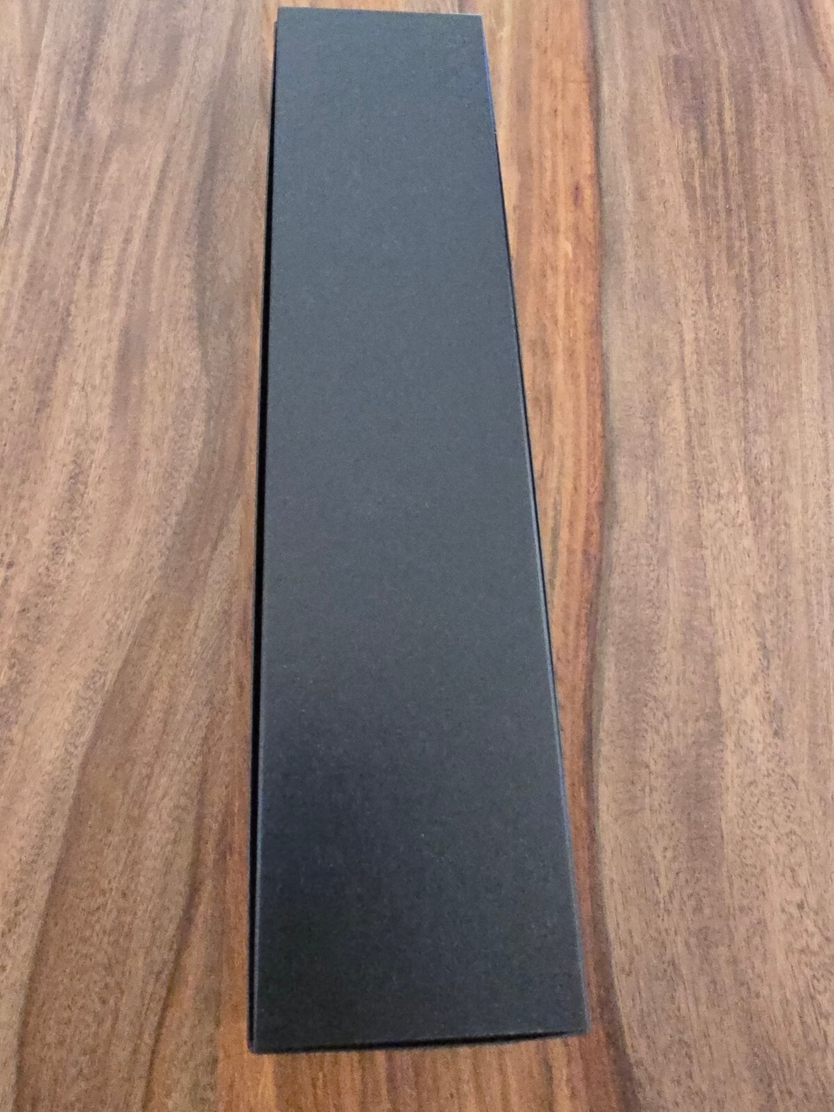 Shun Cutlery Empty Box, Black with Gold Emblem  Foam insert ~ 15" x3 5/8