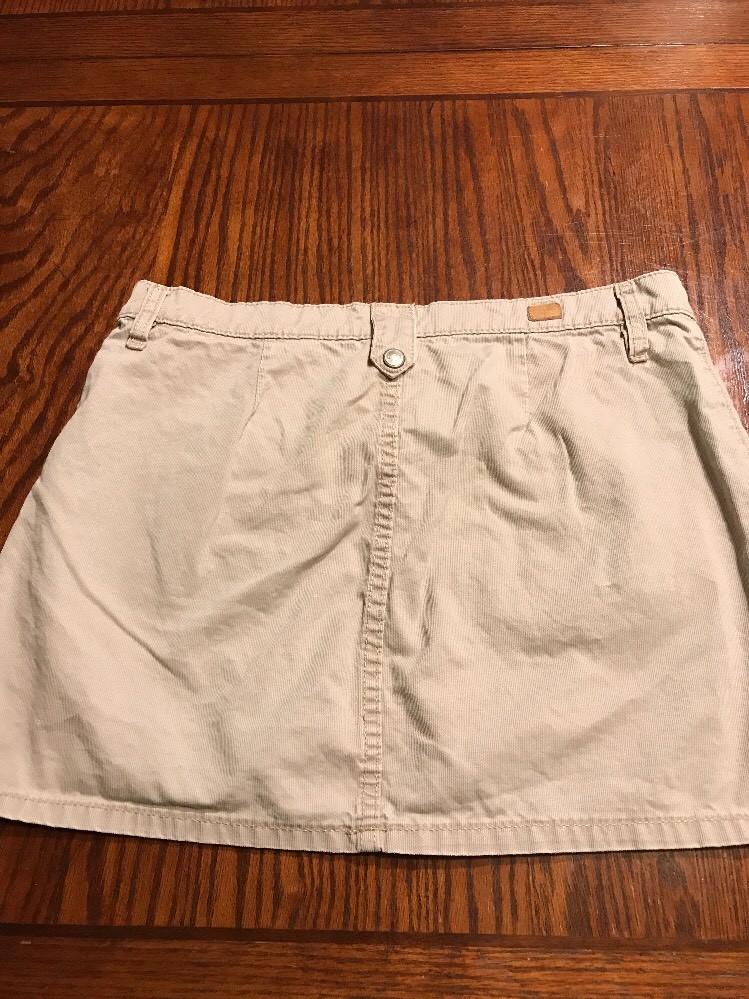 Mini-jupe Allen B Beige Avec Poches Avant - Taille 29, Très Bon état