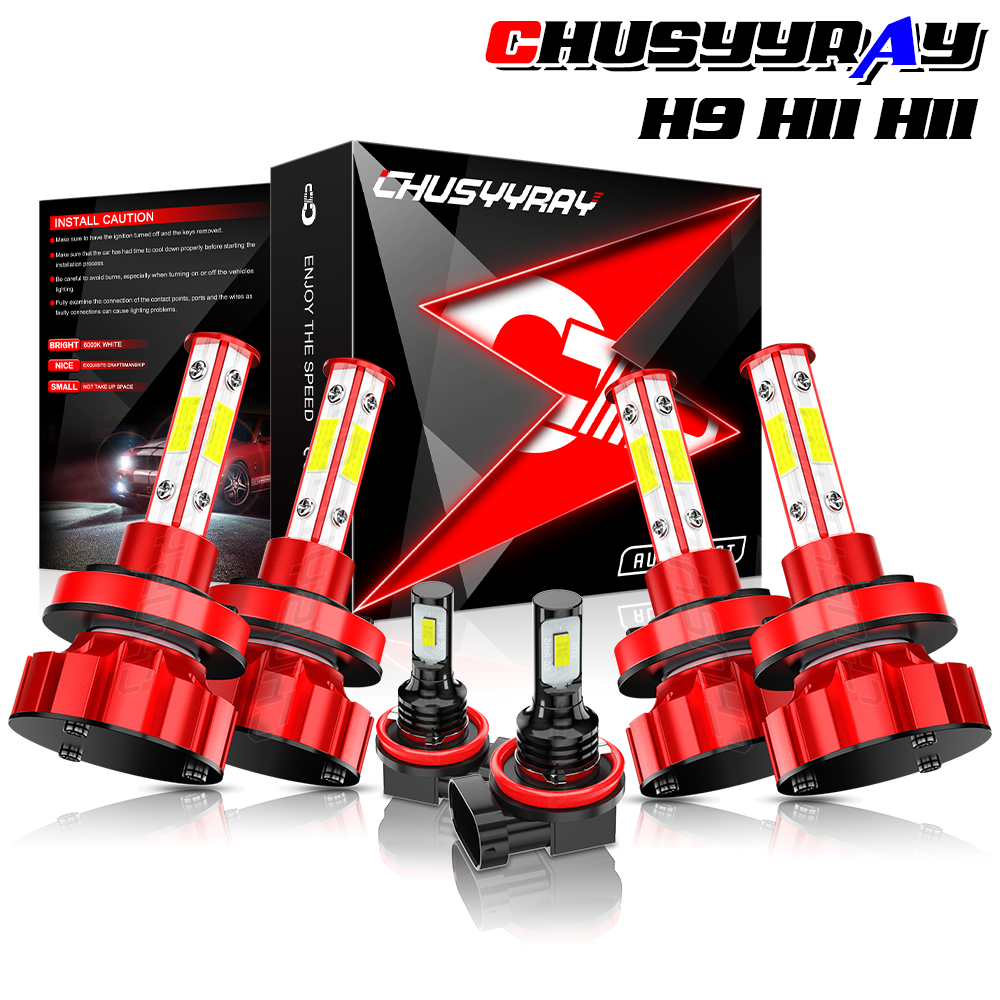 For Buick LaCrosse Sedan 4-Door 3.6L 2005-2013 LED Headlight+Fog Lights Bulb