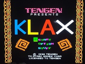 NES KLAX Nintendo Entertainment System Complete with Inserts READ -  Imperfect
