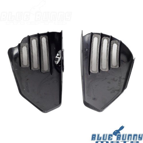 Pair Carbon Side Battery Cover Panels ABS For Harley Sportster 2004-2013 XL 883C - Picture 4 of 7
