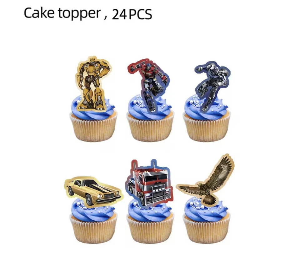 Suministros para fiestas de cumpleaños Transformers Foto 4 de 4