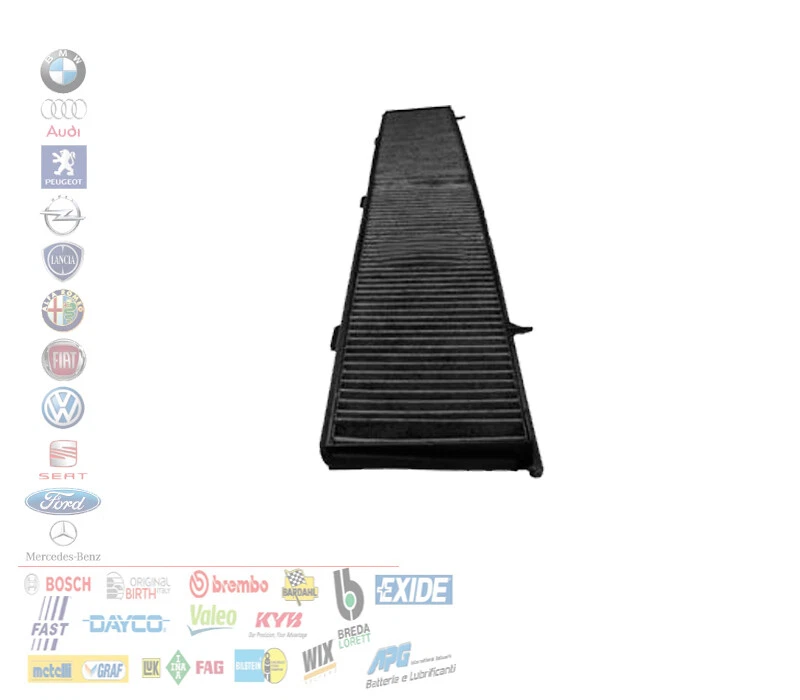 FILTRO ABITACOLO CARBONI ATTIVI BMW SERI 1 E81 E82 E87 3 E90 E91 E92 X1 E84 - Immagine 2 di 3