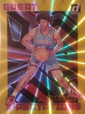 2022 Donruss Great X-Pectations#12 Jalen Williams Yellow Laser Holo
