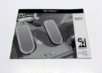 Vintage Original CH Products Pro Pedals User Manual Booklet Version 1.0