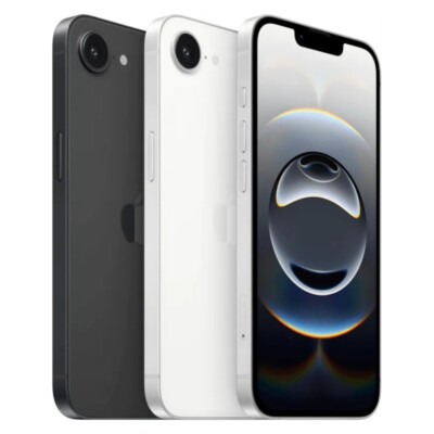 Apple iPhone 16e - 128GB, 256GB, 512GB - Black, White - Very Good