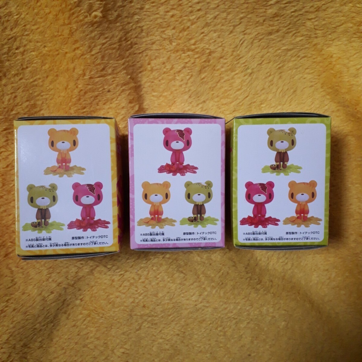 クマクマ Chax Gloomy Bear Figure Juicy Messy Paradise Set Kiwi Pomegranate