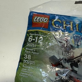 Lego Chima 6-12 38 pcs. #30251 Winzar's Pack Patrol Set NEW in Package Complete