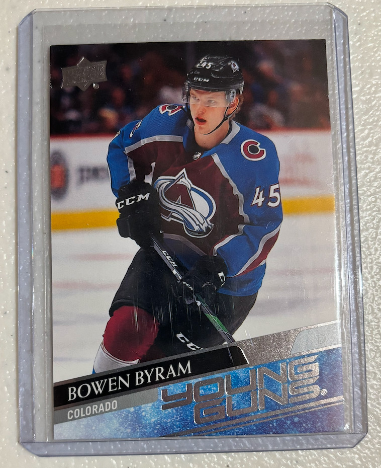 2020-21 Upper Deck #205 Bowen Byram Young Guns RC